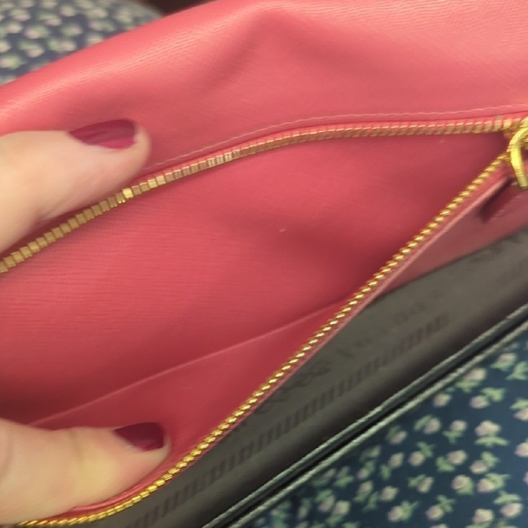 Prada Pink Saffiano Leather Wallet - Picture 11 of 16